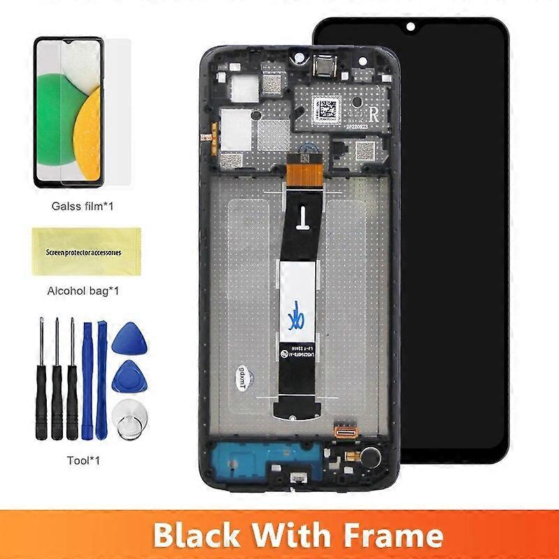 6.71" For Xiaomi Redmi 12C LCD Display Touch Screen, For Redmi 12C 22120RN86G, LCD Display Replacement, with Frame