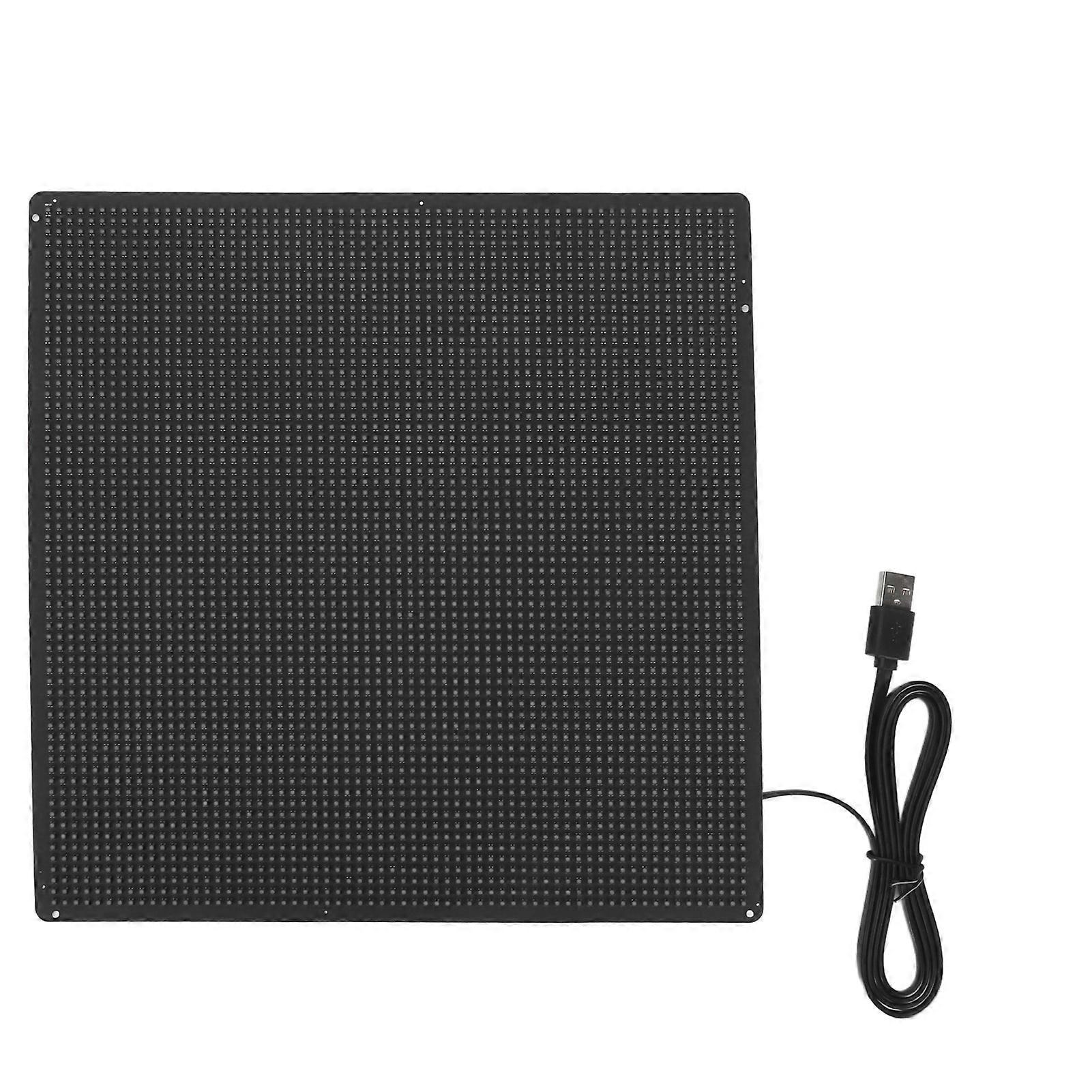 LED-flexibler Bildschirm 64x64 helle Bluetooth-APP-Steuerung Benutzerdefinierte Textmuster-Animation Scrollen Programmierbare LED-Anzeige