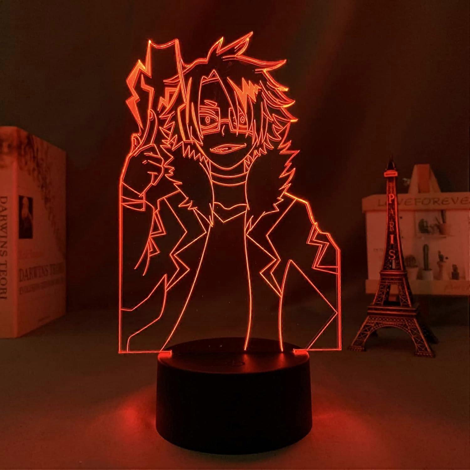 My Hero Academia Himiko Toga Lámpara Anime Light 3d Led Night Lights 16 Lámpara De Mesa Que Cambia De Color Para La Decoración Del Hogar Regalo De Navidad Decorativo Niños # 39