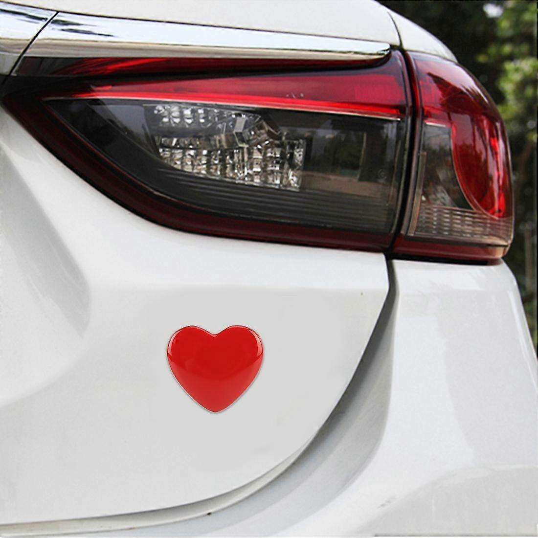 Heart Shape Car Metal Body Decorative Sticker