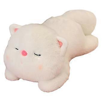 Cute Lying Cat Sofa Cushion Plush Doll Rag Doll Cushion Childrens Soothing Cat Doll