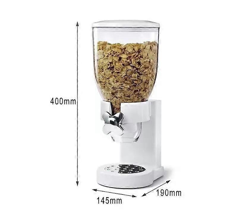 Cereal Dispenser Food Dispenser Convenient Storage Airtight Operation Separator Portable Dry Food Container Support for Kitchen