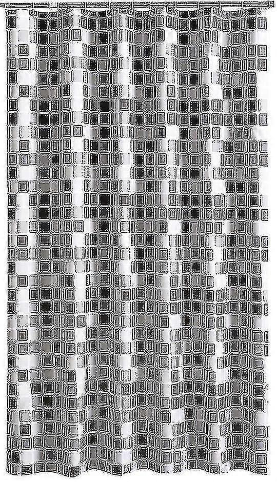 シャワーカーテン 200 x 220 cm (幅 x 高さ), 防カビ, 抗菌, 撥水, 軟質ポリエステル ファブA