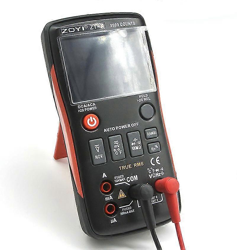 Digitaalinen yleismittarin automaattinen alue True Rms Ac-dc Volt Amp Ohm Capacitance Duty Cycle Ncv Diode Temperature Tester 9999 Counts