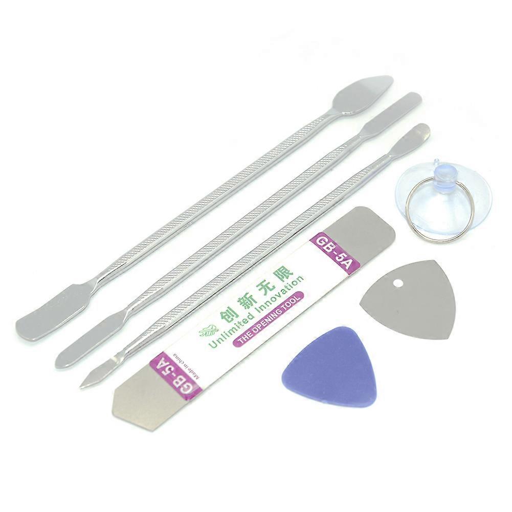 7Pcs Set Metal Spudger Mobile Phone Repairing Opening Tool for Laptop Tablet Smartphone