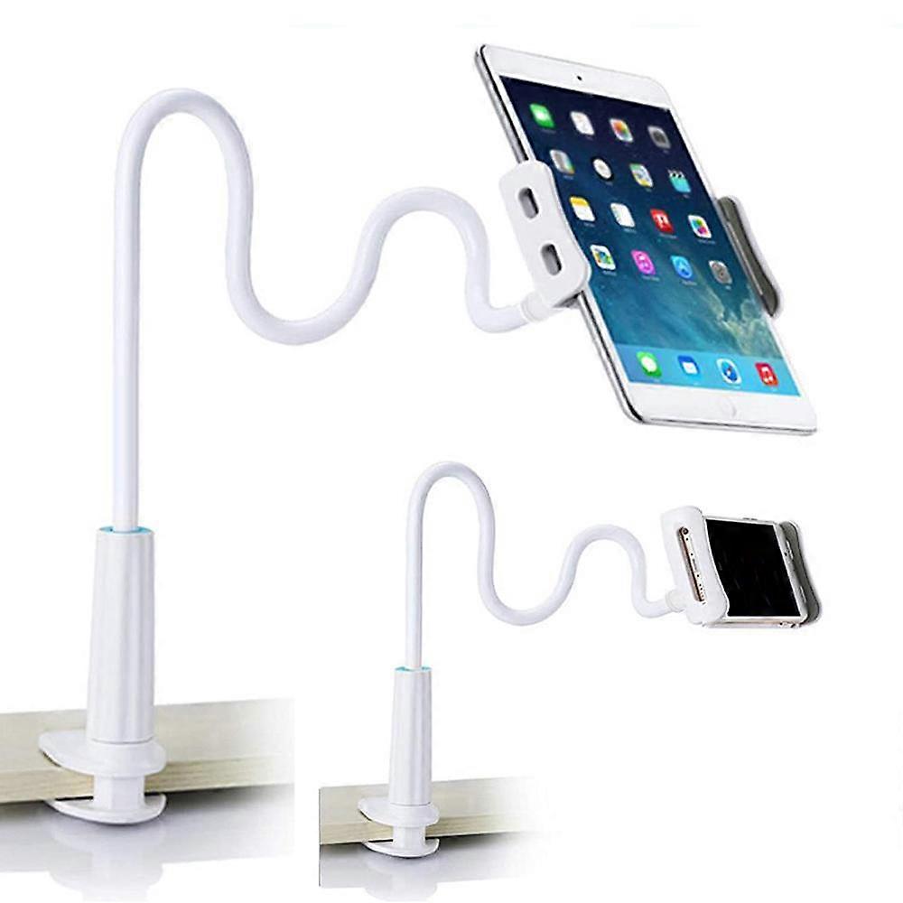 Tablet Stand Holder, fästhållare Clip med grepp flexibel lång arm gooseneck