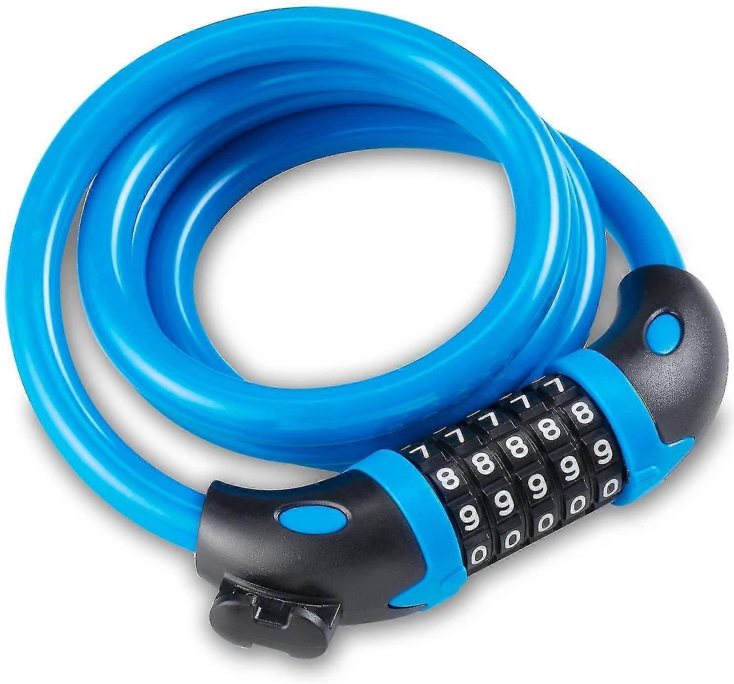 Bicycle Lock With 5-digit Code 1.2m/4 Feet Cable