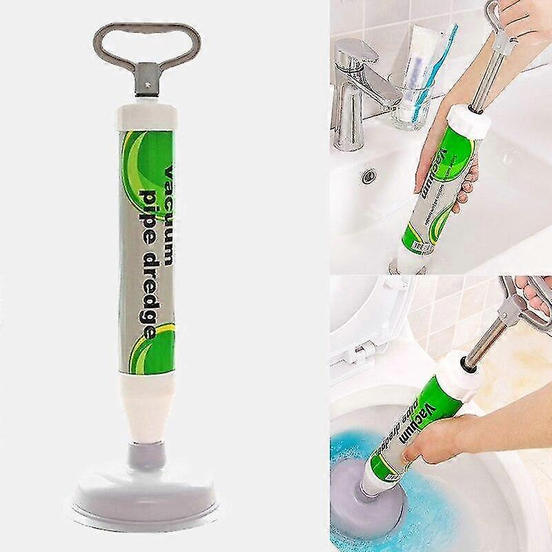 bathroom clog remover vacuum pipe manual sink plunger pump toilet