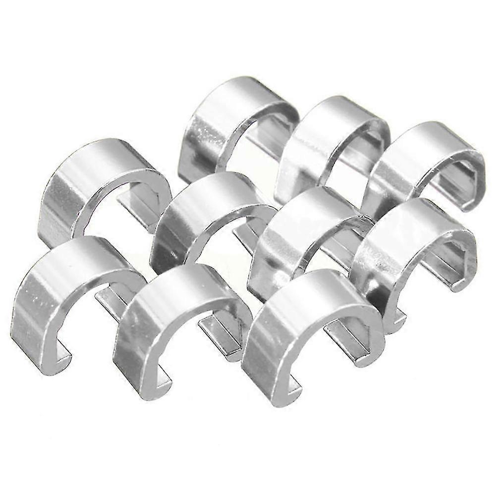 Sølv 10pcs Mtb Sykkel Guide Kabler C-klips Spenne