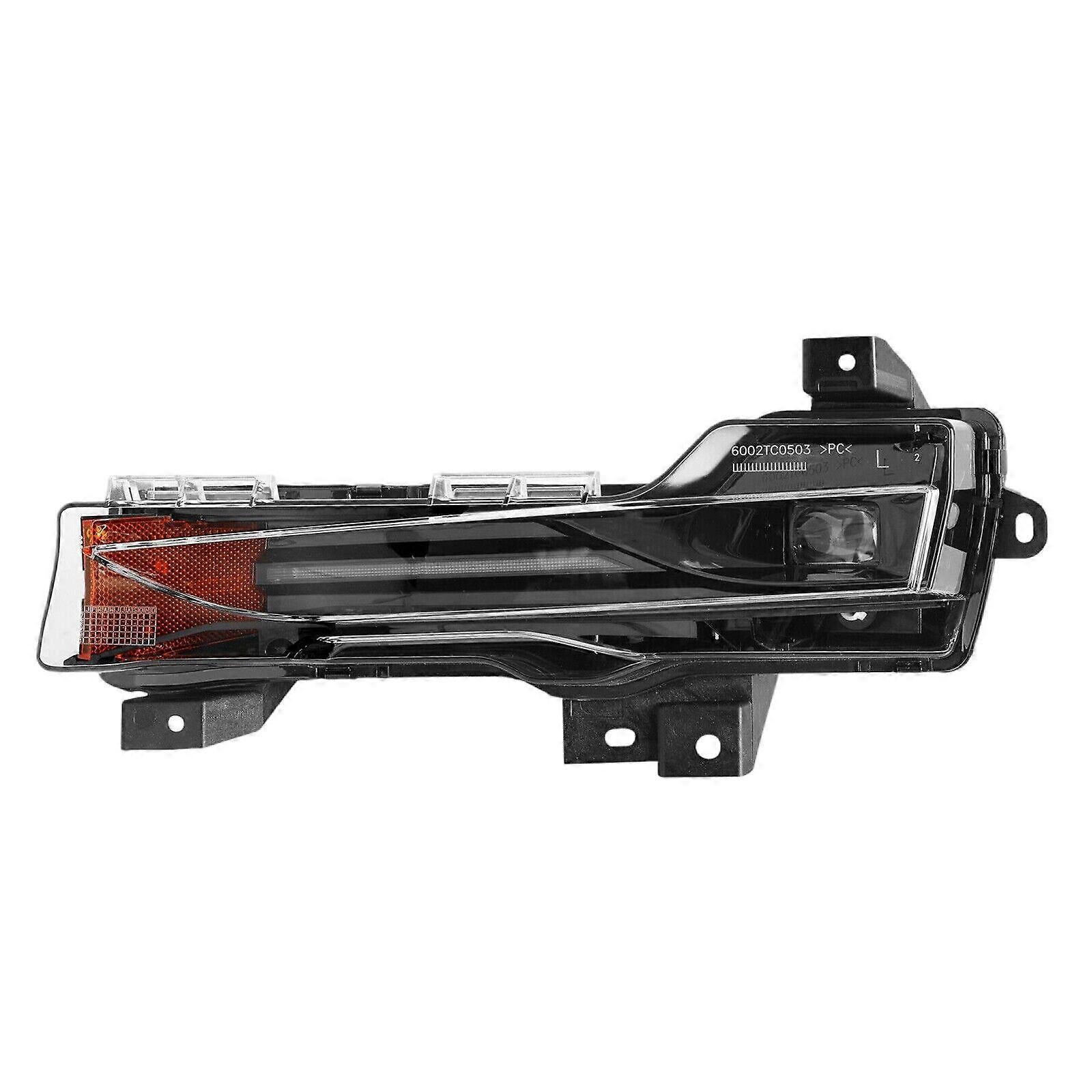 Fit For 17-23 Tesla Model 3 Y Right Fascia Fog Light Lamp Amber Drl Up-level fq
