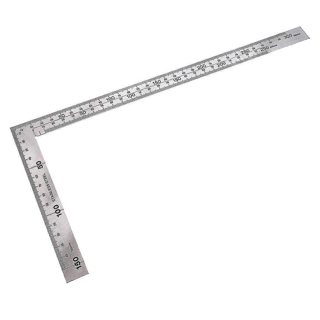 Stainless Steel 150 X 300mm Angle Metric Try Square Ruler