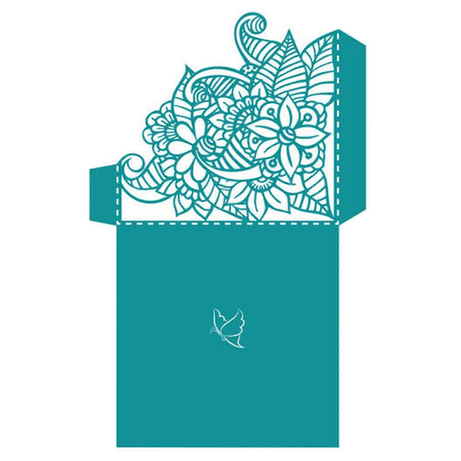 Flower Envelope Cutting Dies Handmade Stencil Mold Embossing Pattern