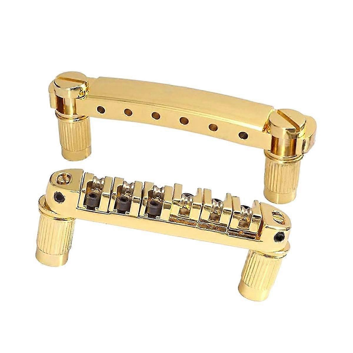 Roller Saddle Bridge Abr-1 Tune-o- Bridge Tailpiece Bridge For Guitar