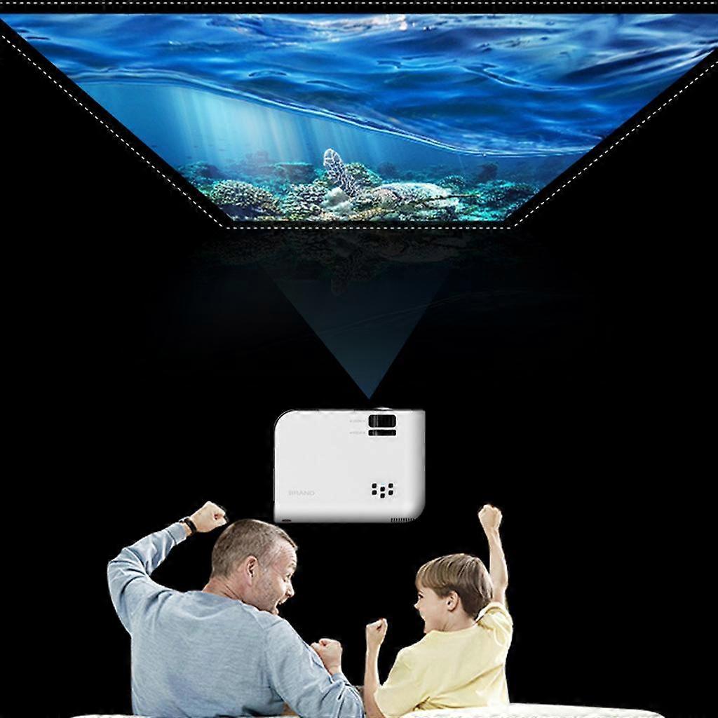 Portable Projector 1080P LCD LED Home&Outdoor 200" Support AU Plug Upgrade
