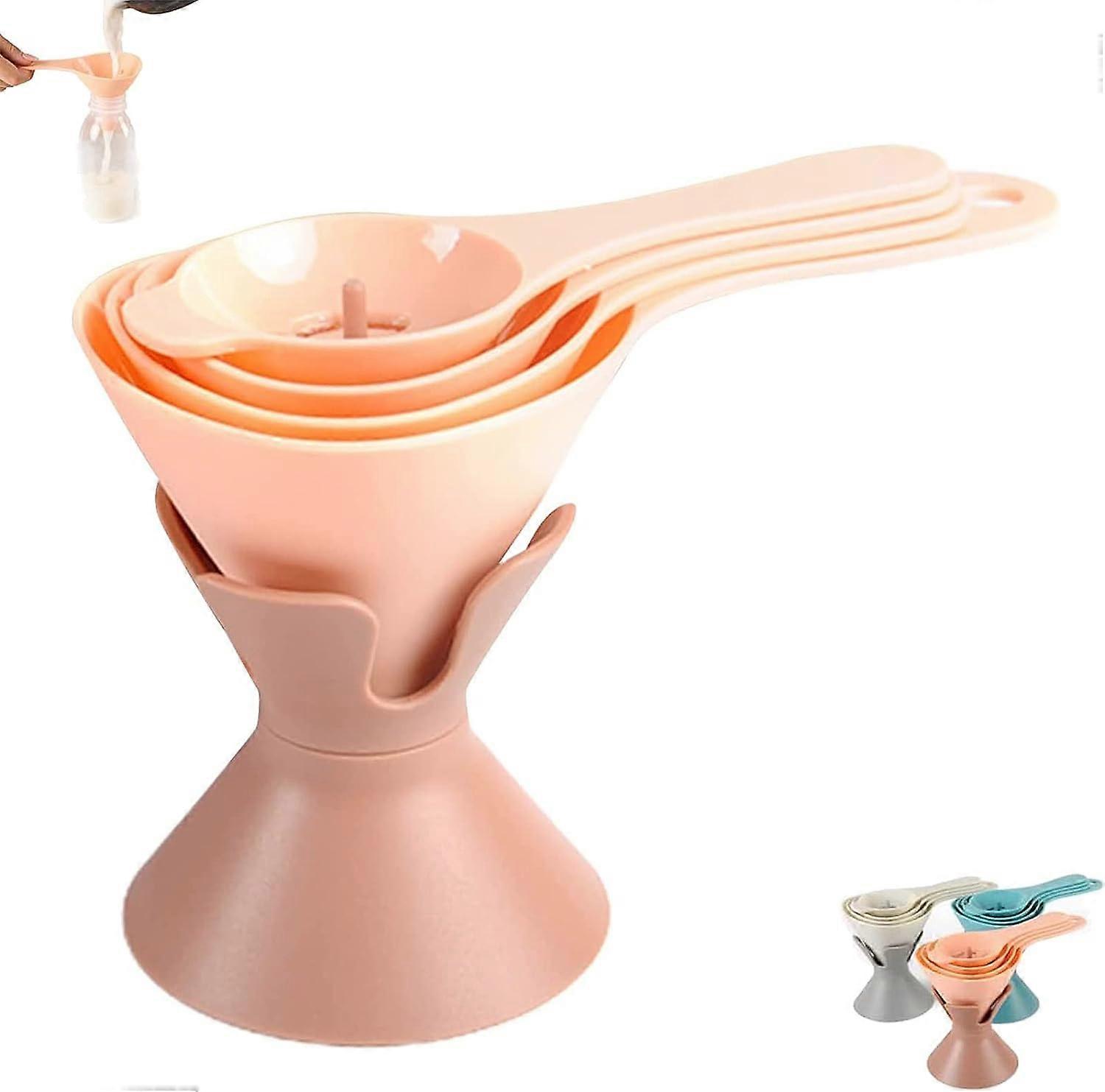6 in 1 Multifunctional Funnel Set, Kitchen Funnel with Filter, Removable Egg Separator Tool