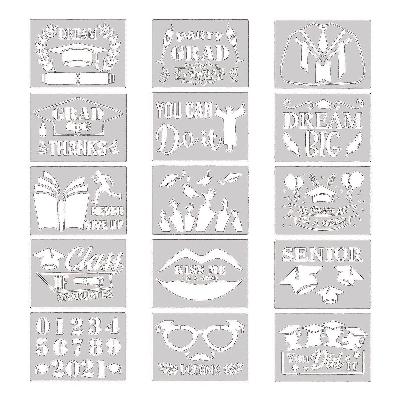 Konfirmasjon Maleri Mal Sett Hul PET Papir Håndverk Håndlaget kunst Gave