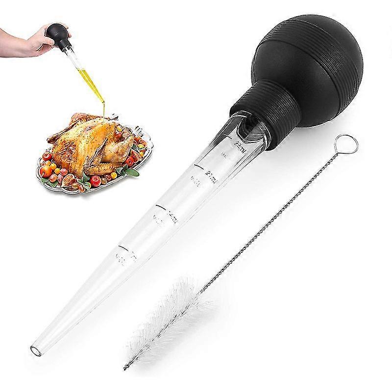 (Large) Turkey Applicator With Cleaning Brush - For Cooking