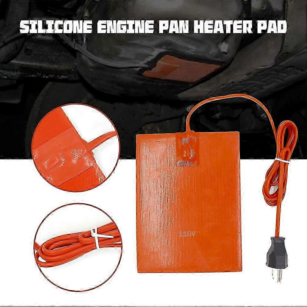 Car Engine Oil Pan Tank Heater Pad 300W Silicone Heating Pad Engine Oil ...
