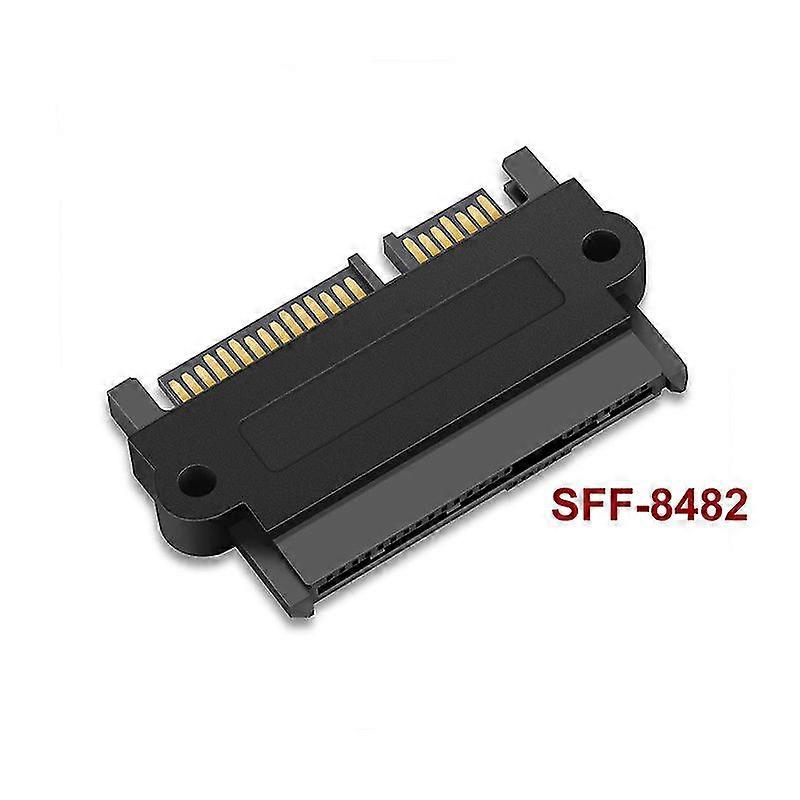 SFF-8482 Computer Cable Connectors SAS to SATA 22 pin HDD Raid Adapter