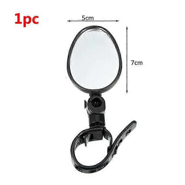 Rearview Mirror for Bicycle Motorcycle Handlebar Mount 360 Rotation Adjustable Bike Wide Angle Modified Convex Mirror Reflector