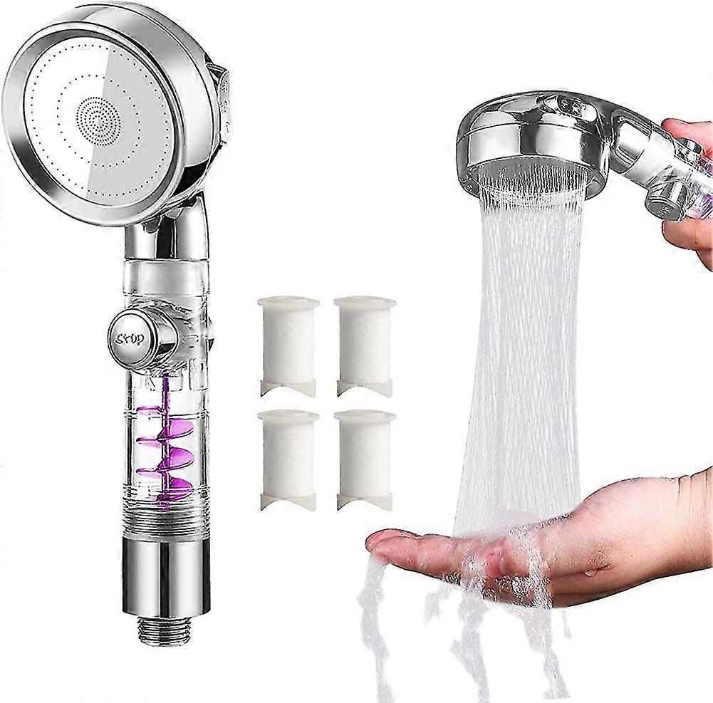 High Pressure Water Saving Shower,  Three-position Adjustment Propeller Shower Gift