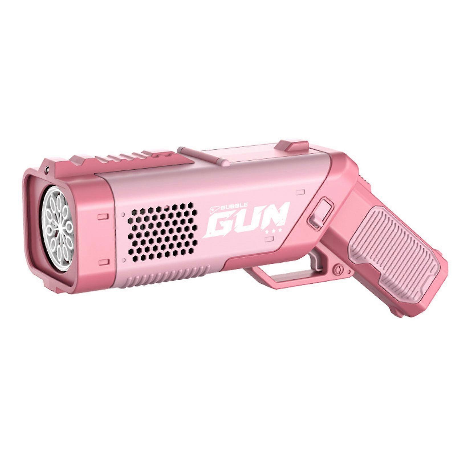 Automatic Bubble Blower Machine for Kids, LED Light and Sound with Easy Refill