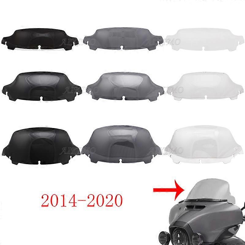 Clear/ Smoke /Black 4.5 7 10.5 Wave Windshield Fits For Harley Touring Flht Flhx 2014 Up 2015 2016 2017 2018
