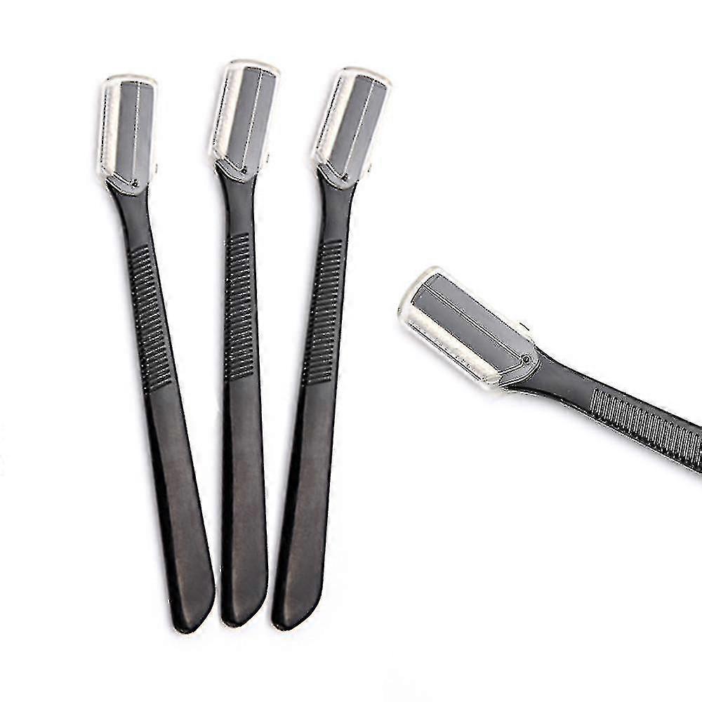 Wenkbrauwmes - Baardmes In 3-pack Black-1