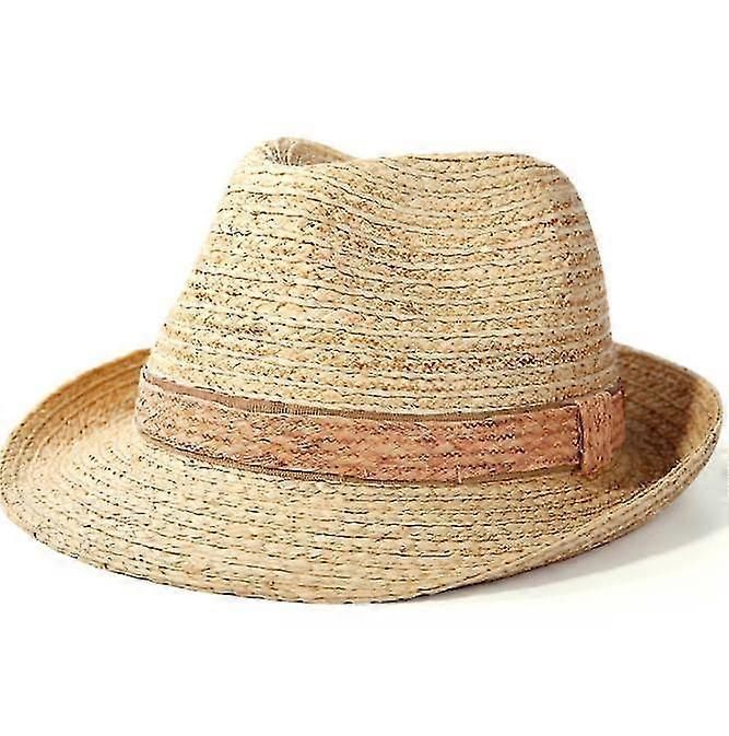 Summer Straw Hat Short Brim Beach Hat For Men