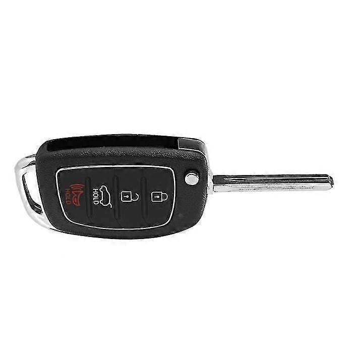 4 Buttons Folding Key Shell Case, Compatible With Santa Fe 2013-2014