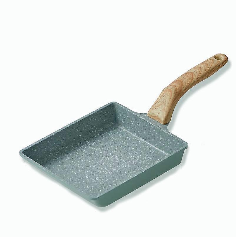 Nonstick Pan Flat-bottomed Breakfast Pan, Style:Long-shaped