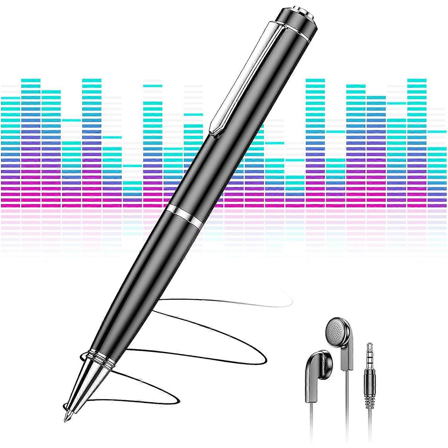 Digital Voice Recorder - Portable Recording Device with Playback, Voice Activated Recorder with Noise Reduction for Interviews/Meeting/Classes (No TF 