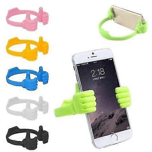Thumbs Up Mobile Cell Phone Holder Movie Watching Lazy Bed Desktop Mount Stand