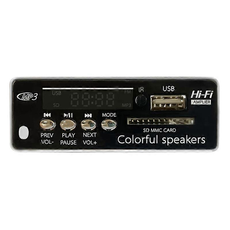 Car Bluetooth-compatible USB Hands-free Remote Control Integrated MP3 Decoder Board Module JIKAIX