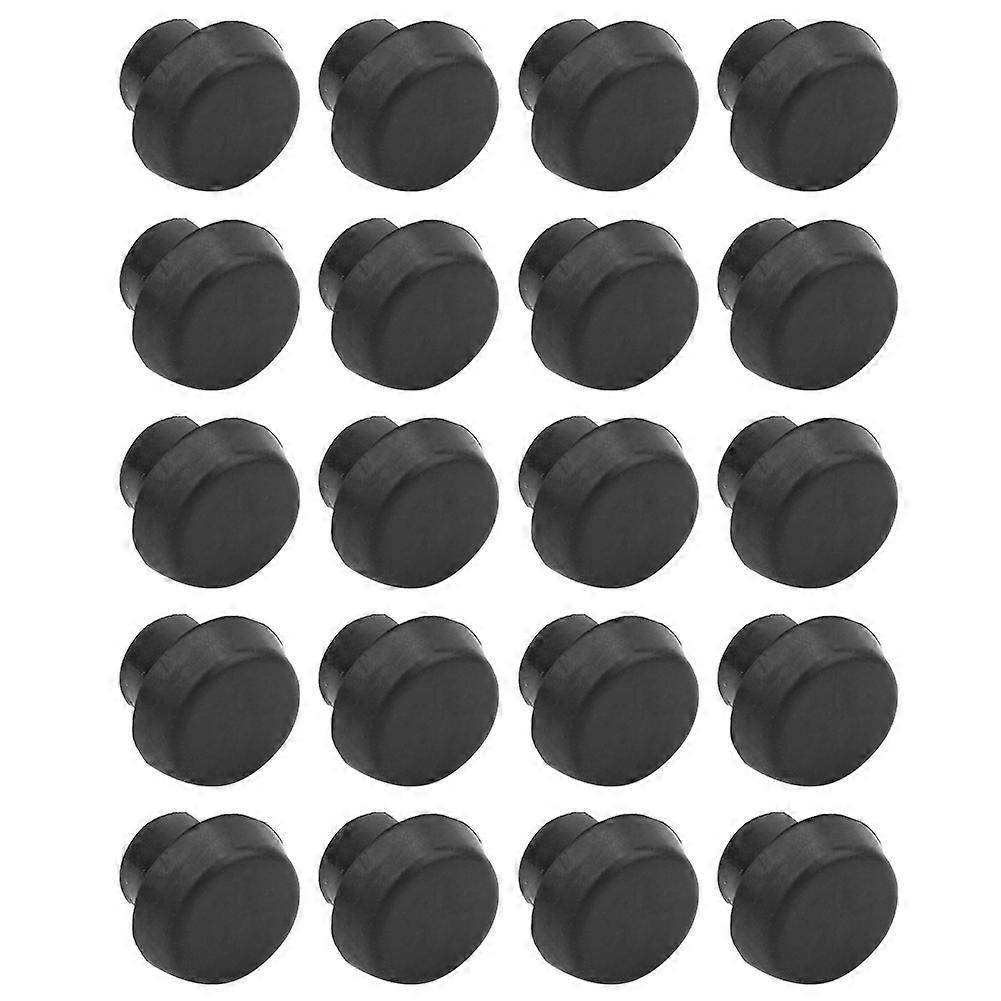 Lot de 20 protections en caoutchouc pour queue de billard