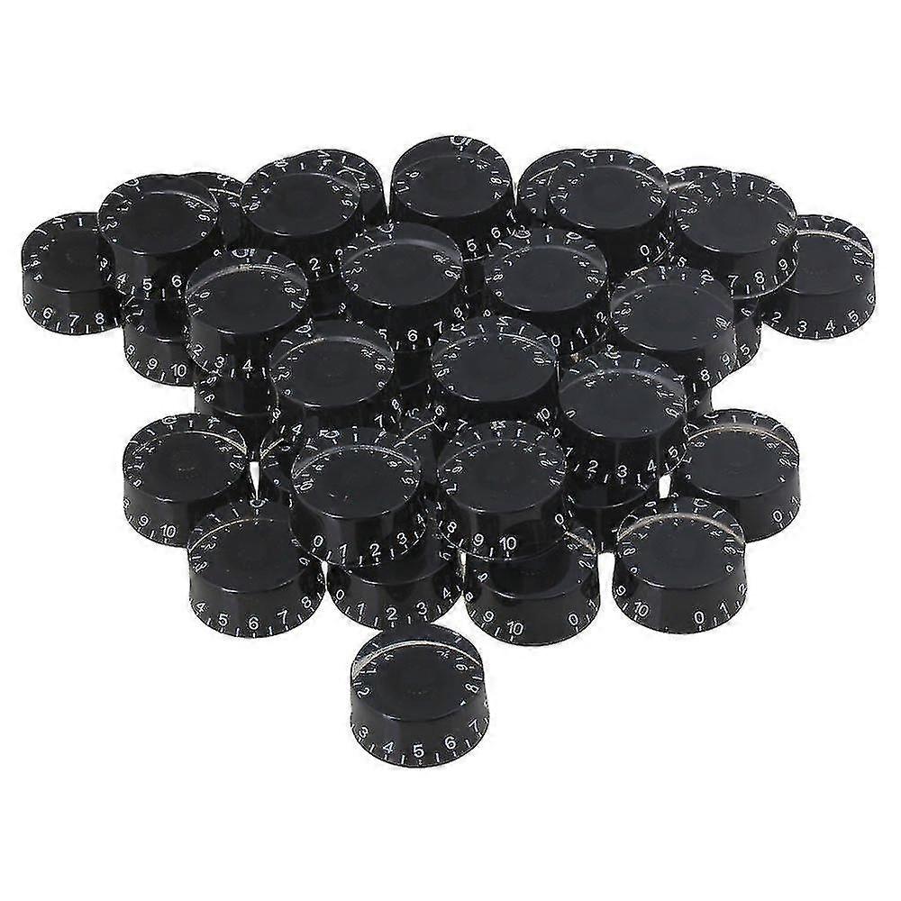 Round Knobs Electric Guitar Speed Knob With Number Set Of 40