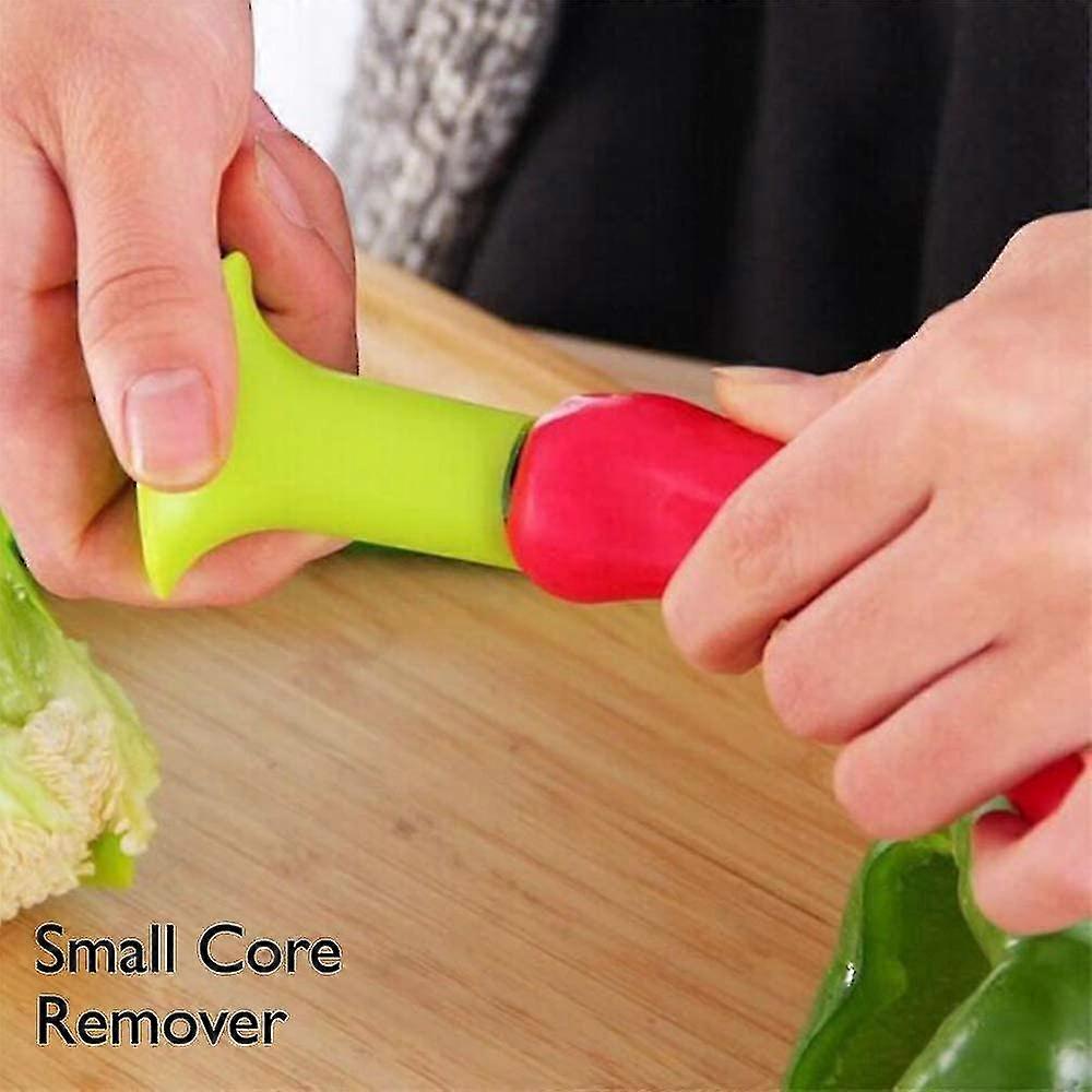 Twist Seed Bell, Core Chili To Remove Easily With Ideal Kitchen Tool Accessory. Great Separator Gadget For Jalapeno, Peppers, Cucumber, Tomato Mor