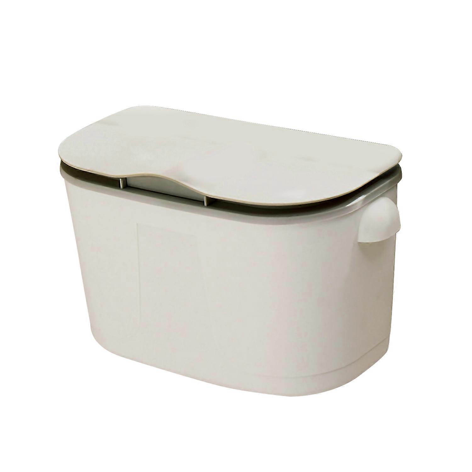Kitchen Cabinet Door Hanging Trash Can with Handle Small Under Sink Garbage Can Wall Mounted Counter