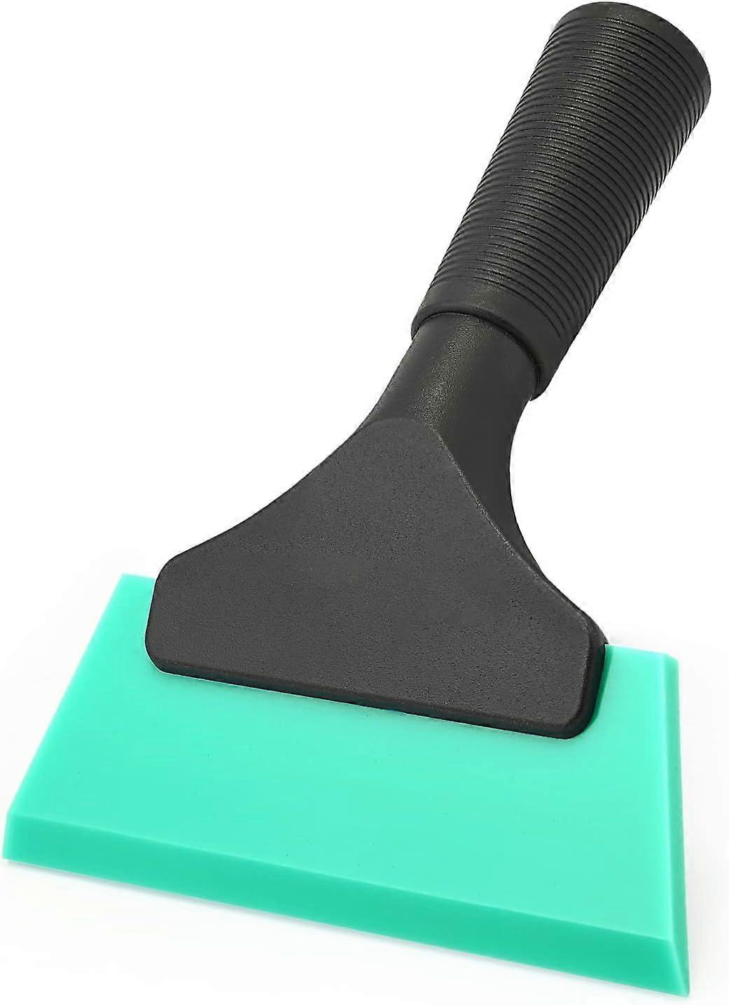 1PCS Small Rubber Squeegee, Squeegee, Window Squeegee, Shower Squeegee for Car, Window, Door, Glass, 13cm, Tiffany Blue