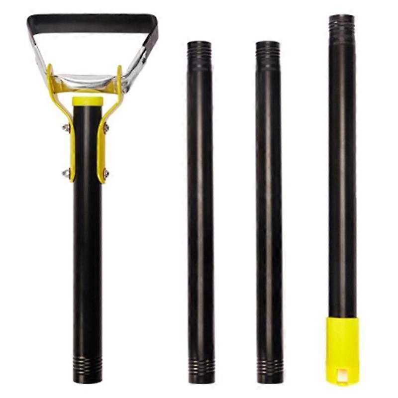 Type A MYL-10 1.6m 4-Section Weeding Hoe Garden Tool Loop Stirrup Hoe Scuffle Garden Hoe