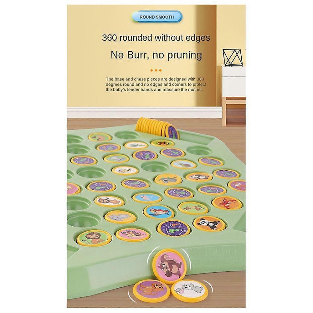 Children'S Chess Flip Game, Animal Flip Game, Flip Game Memory Game Animal Series