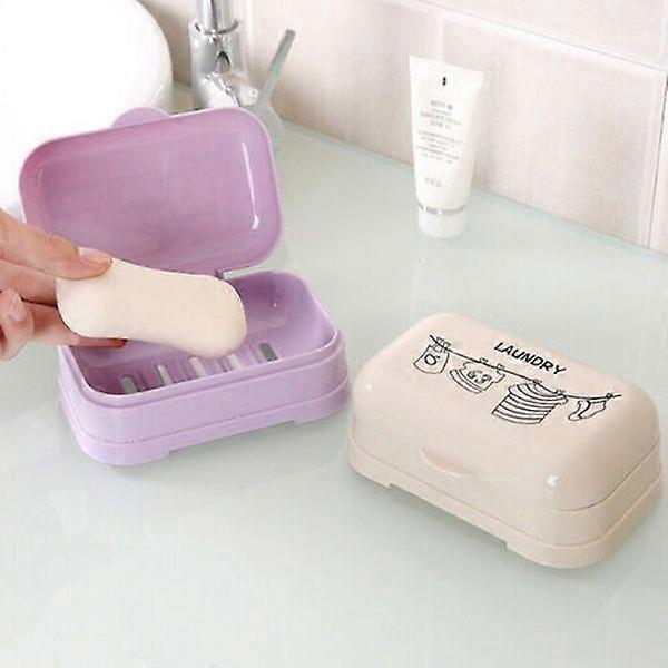 Baie portabila Dus de călătorie Săpun Dish Dish Box Container Suport