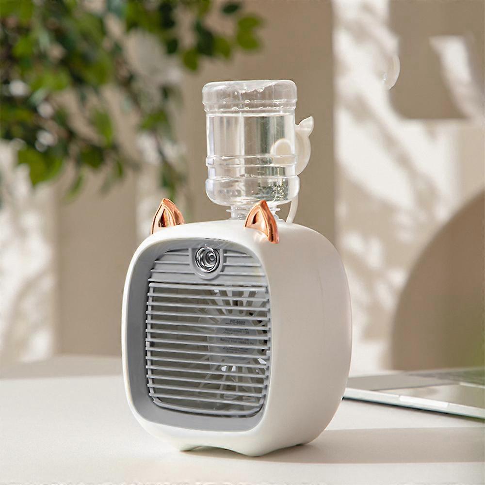 Little Fox Grey Spray Fan - Keep Cool On the Go