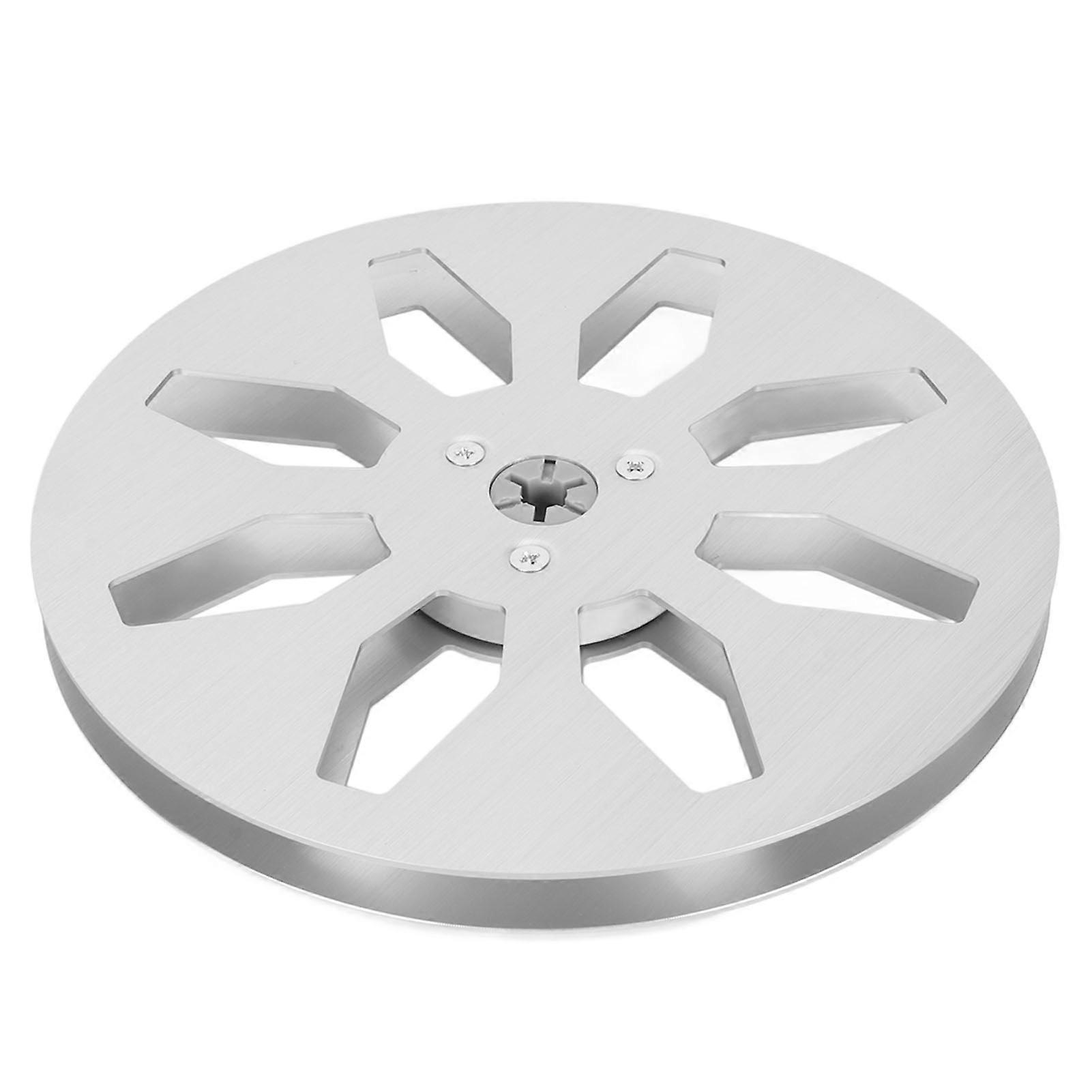 1/4 7 Inch Empty Tape Reel 8 Hole Aluminum Alloy Universal Opening Machine Part Open Takeup Reel