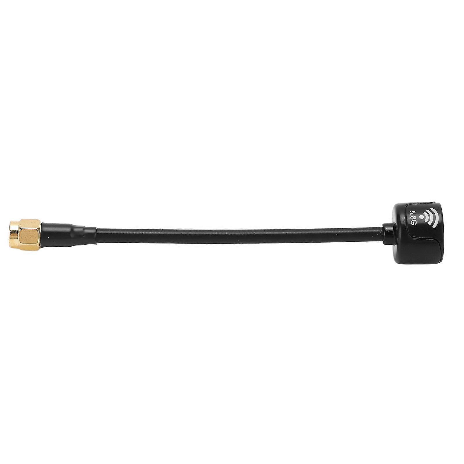 125mm 5.8GHz 2.5Dbi Antenna for Remote Control FPV Drone Impact Resistant RHCP Gain AntennaBlack
