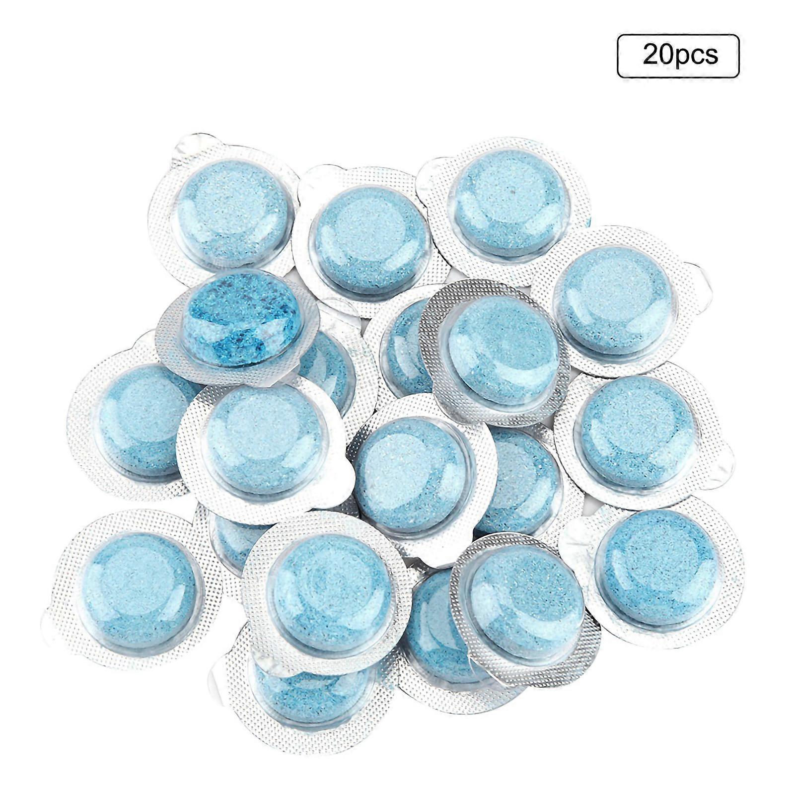 Car Windscreen Wiper Cleaning Washer Solid Glass Effervescent Tablet Cleaner (20pcs)