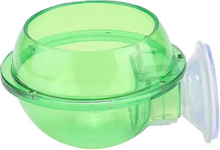 Suction Cup Anti-escape Reptile Food Bowl Transparent Worm Live Fodder Container