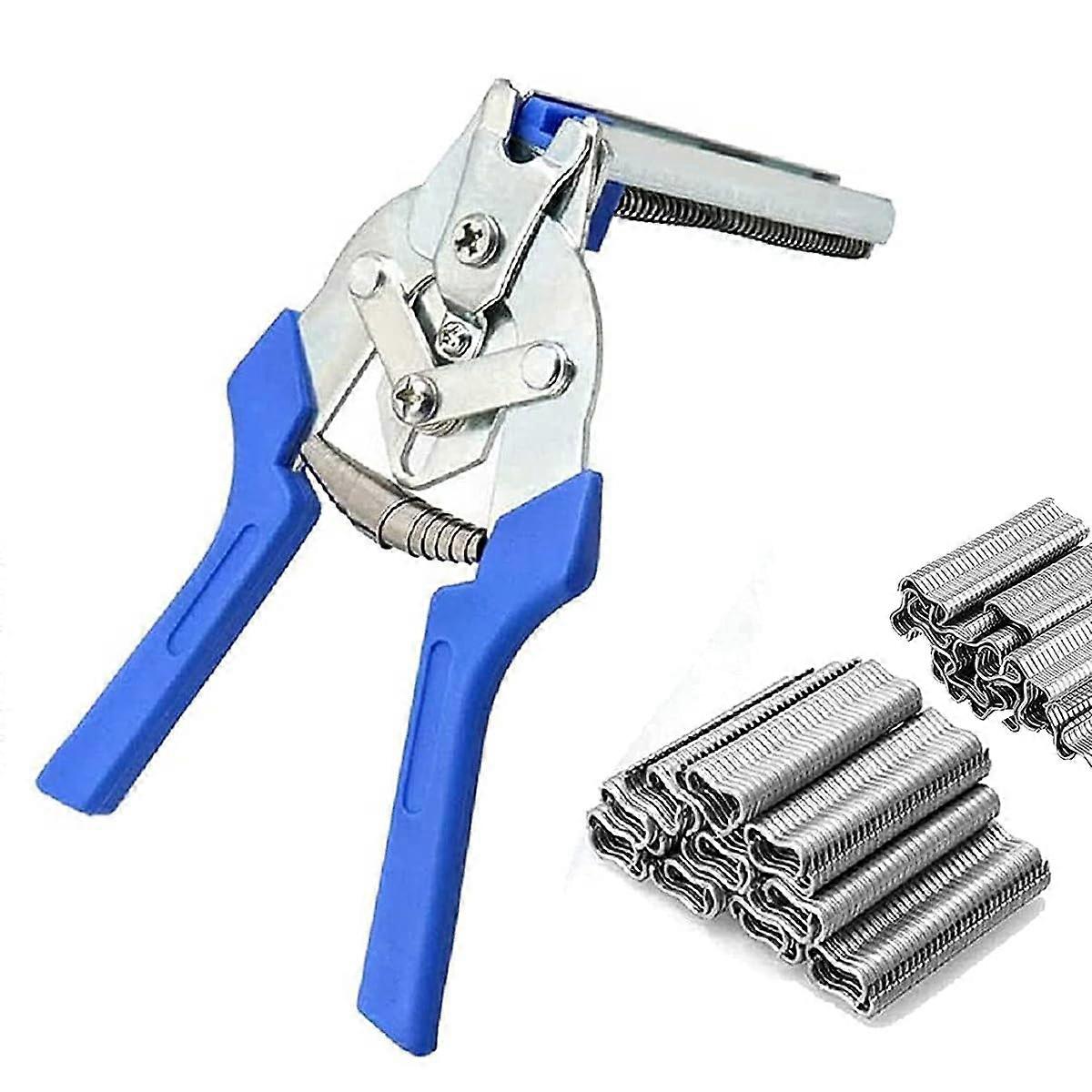 Type Mail ring pliers, 1200 galvanized steel nails in stainless snap, multi -functional pig ring pliers kit