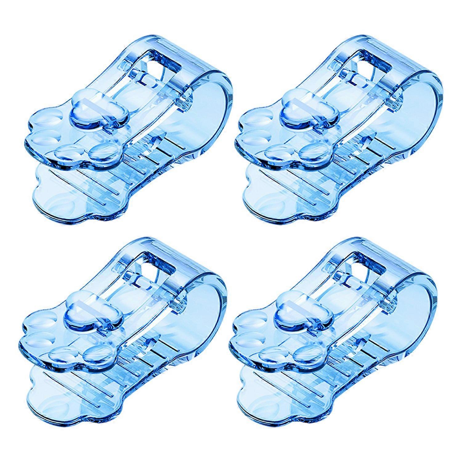 4Pcs Cute Cat Paw Quilt Holder Clip Needleless Seamless Fastener for Duvet Firmly Prevent Slip