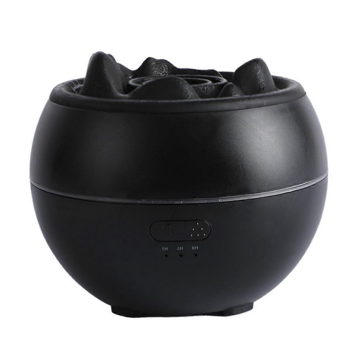 Simulated Volcano Lava LED Light Humidifier USB Noiseless Essential Oil Diffuser Night Light Mistin